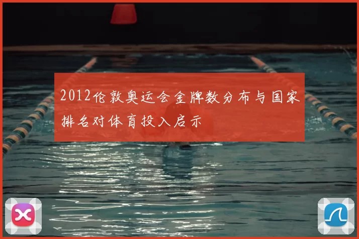2012伦敦奥运会金牌数分布与国家排名对体育投入启示